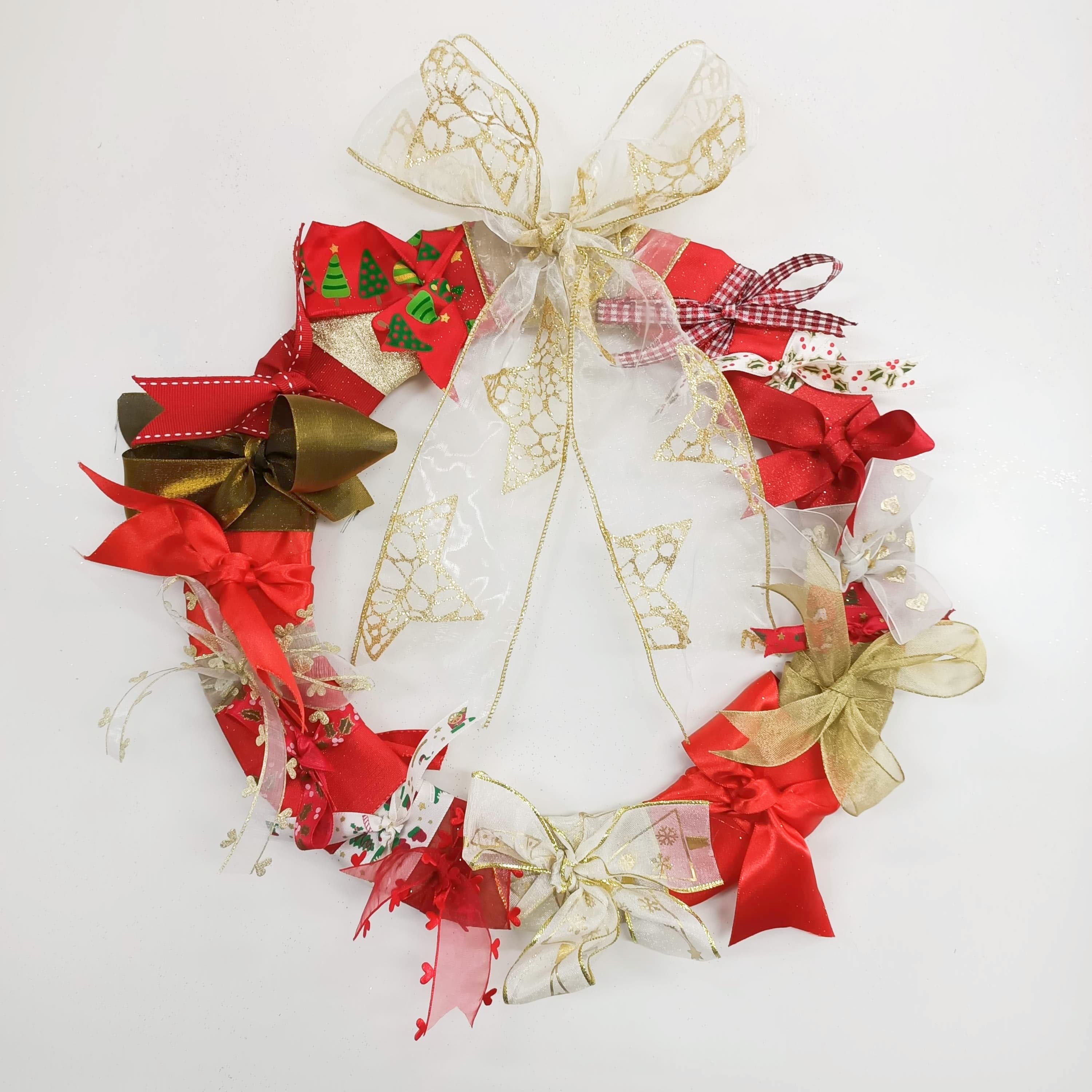 Get Christmas Tree Ribbon Online, Wired Christmas Ribbons