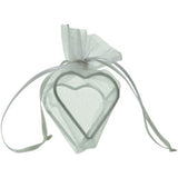 Organza Bag With Heart Frame
