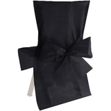 Satin Chair Cover with Bow