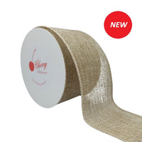 Wired Burlap ribbon