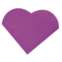 Small Heart Napkin Plum
