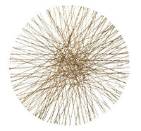 Metallic Sinamay Place Mat