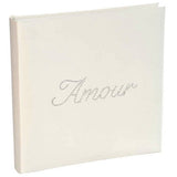 Amour Guest Book White