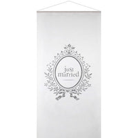 Just Married Kakemono White