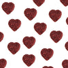 Glitter Heart Confetti Red