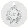 Just Married' Name Tag