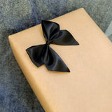 Satin Bow Black