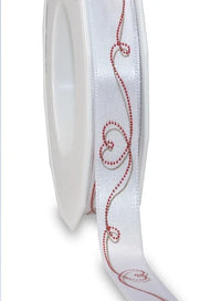 Valentine White Satin 15MM