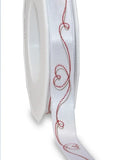 Valentine White Satin 15MM