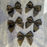 Satin Bow Black