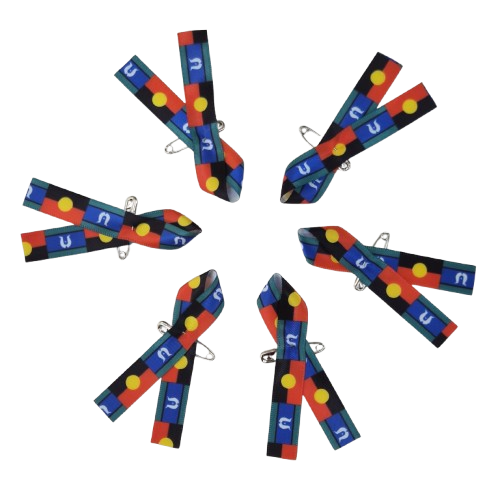 Awareness Ribbon- Naidoc | Cherry Ribbon