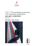 French Viscose Cotton Colour Card