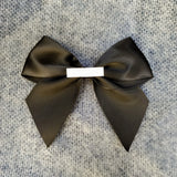 Satin Bow Black