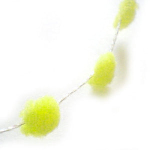Pom Pom Ribbon-Green