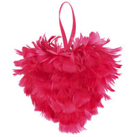 Feather Heart Fuchsia