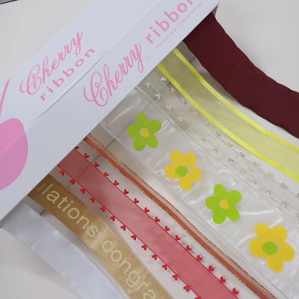 Spring Ribbon Bundle Box | Cherry Ribbon