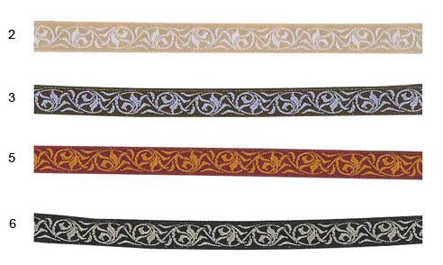 Romanesque Braid Ribbon – Cherry Ribbon