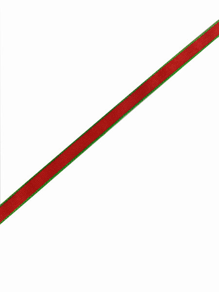 Monacle Ribbon Monte Carlo Ribbon Red/Green Edges | Cherry Ribbon