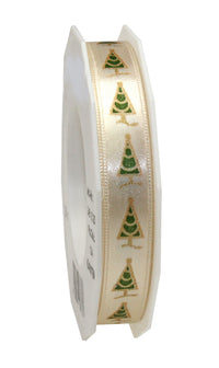 Pine Tree Printed Satin