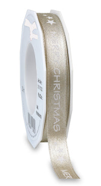 Babel Satin Merry Christmas Print