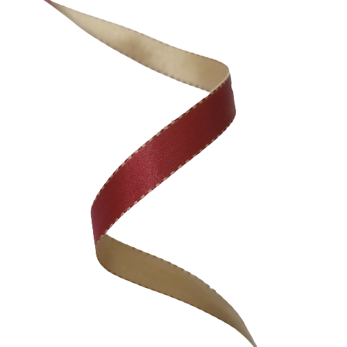 Bulk French Bicolour Satin – Cherry Ribbon