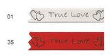 True Love Print Ribbon 10MM