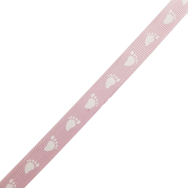 Foot Print Grosgrain – Cherry Ribbon