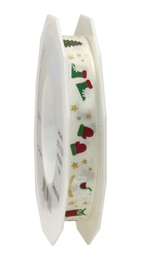 Christmas Time Printed Satin