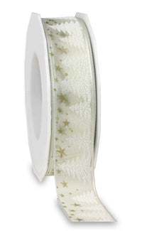 Monterey Wired Organza White