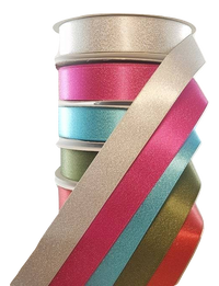 Silver Sparkle Satin