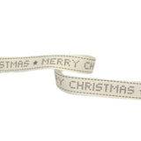 Printed Grosgrain Merry Christmas Ribbon