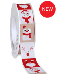 Pizol Christmas Printed Ribbon