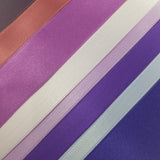 French Satin by Meter Purple