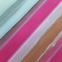 French Velvet by Meter Pink Peach