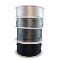 French Cord Black Silver