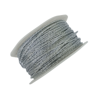Twist Metallic Silver Cord 1MM