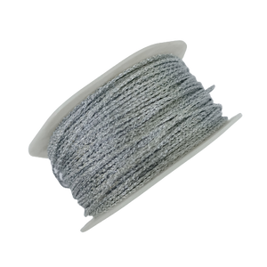 Twist Metallic Silver Cord 1MM