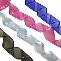 Organza/Satin Edge with Silver Trim