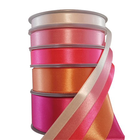 Pink Ribbon | Printed Ribbon | Cherry Ribbon