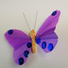 1X FEATH. BUTTERFLY-LILAC 24pcs (RRP $4.54)