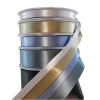 French Satin Black Silver