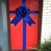 Giant Door Bow (1 piece)-Blue