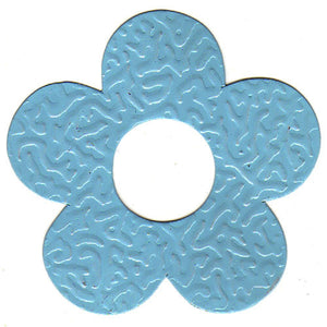 100pcs Gifttag Tin Flower - Baby Blue ($0.05/pc) (RRP $4.5)