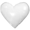 Poly Heart C-2016-48pcs White