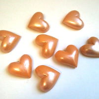 Poly Heart C-2017-48pcs Orange