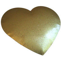Zinc Heart C-2063-12pcs Gold (RRP $5.41)