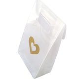 Lollie Bag with Gold Love Heart Print C-2166-10pcs (RRP $9.05)