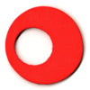 100pcs Hollow Circle - Red ($0.05/pc) (RRP $4.5)