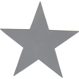 50 Paper Star Tag - Silver ($0.36/pc)