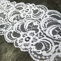 White Raschel Lace 20M-95MM